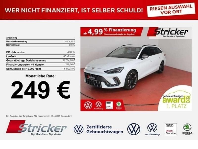 Usata Cupra Leon 150 CV (110 kW) 2025 Bianco Berlina