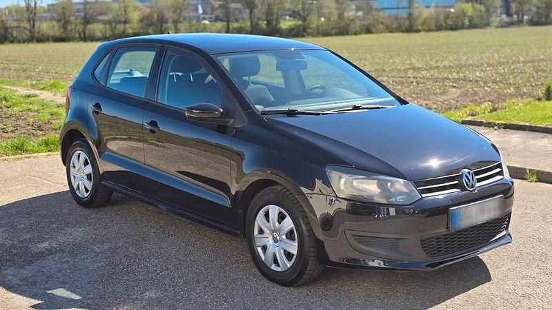 Gebraucht VW Polo Trendline 69 PS (50 kW) 2011 Schwarz Kleinwagen