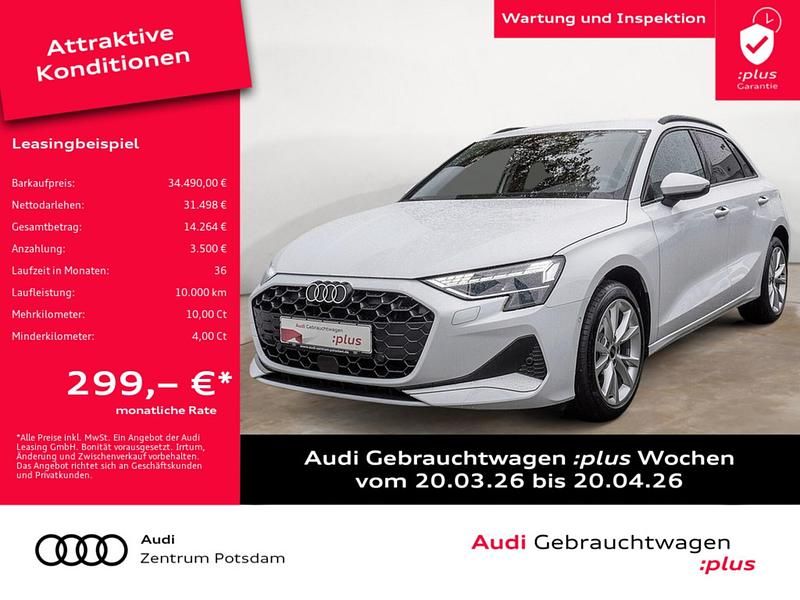 Gebraucht Audi A3 Advanced Plus 116 PS (85 kW) 2025 Gletscherweiß metallic Limousine