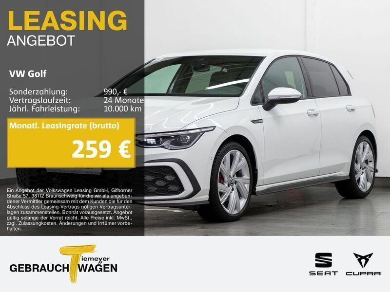 Weiß Gebraucht 2024 VW Golf VIII GTD Limousine | 32.550 € (Guter Preis) - Bild 1/4