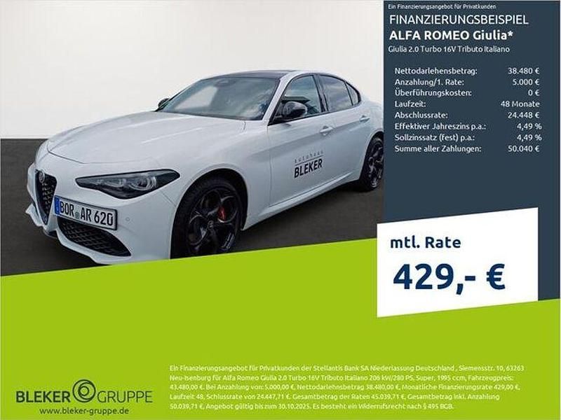 Unilackierung bianc Gebraucht 2024 Alfa Romeo Giulia Limousine | 39.980 € (Etwas zu teuer) - Bild 1/3