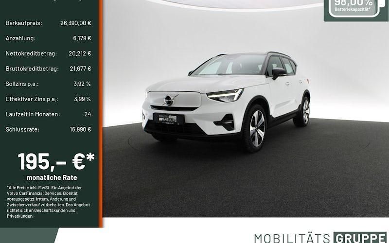 Gebraucht Volvo EX40 Core 175 kW (238 PS) 2022 Weiß SUV