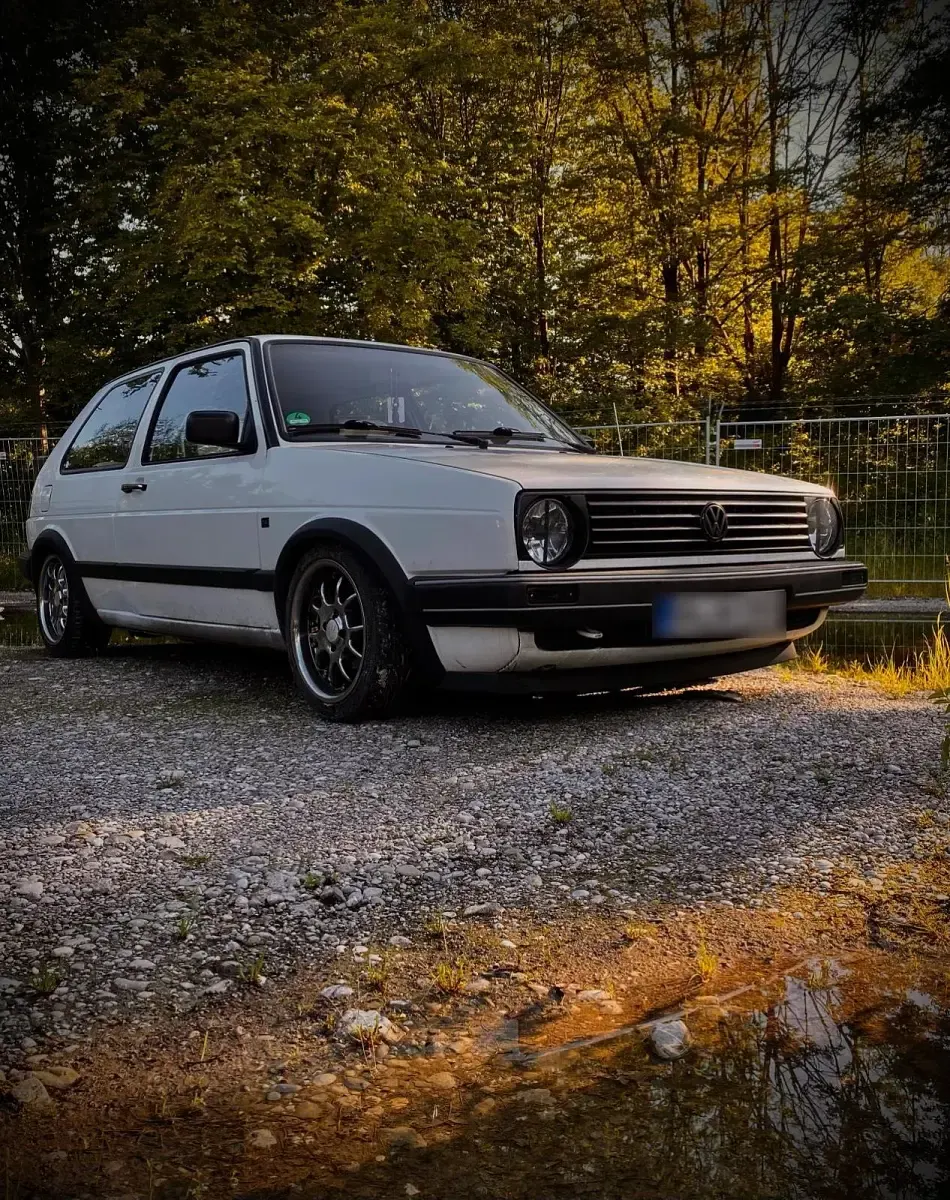 Gebraucht VW Golf II 55 PS (40 kW) 1989 Weiß Kleinwagen