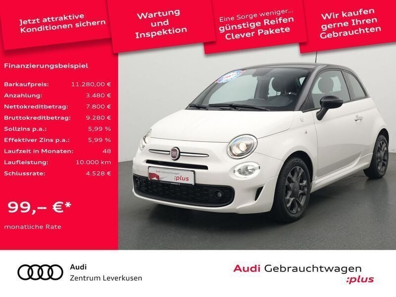 Schwarz Gebraucht 2021 Fiat 500 Connect Kleinwagen | 12.980 € (Fairer Preis) - Bild 1/4