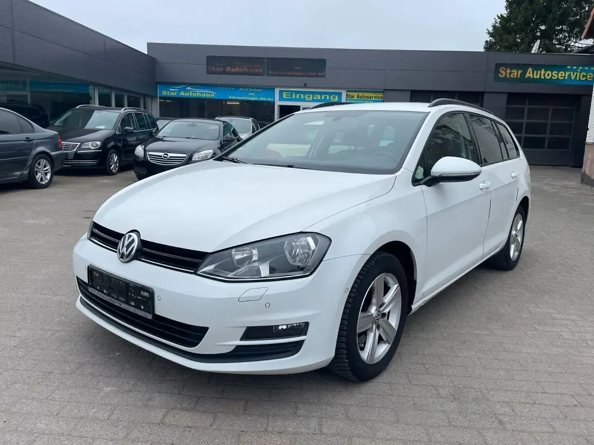 Gebraucht VW Golf VII Comfortline 150 PS (110 kW) 2014 Weiß Kombi