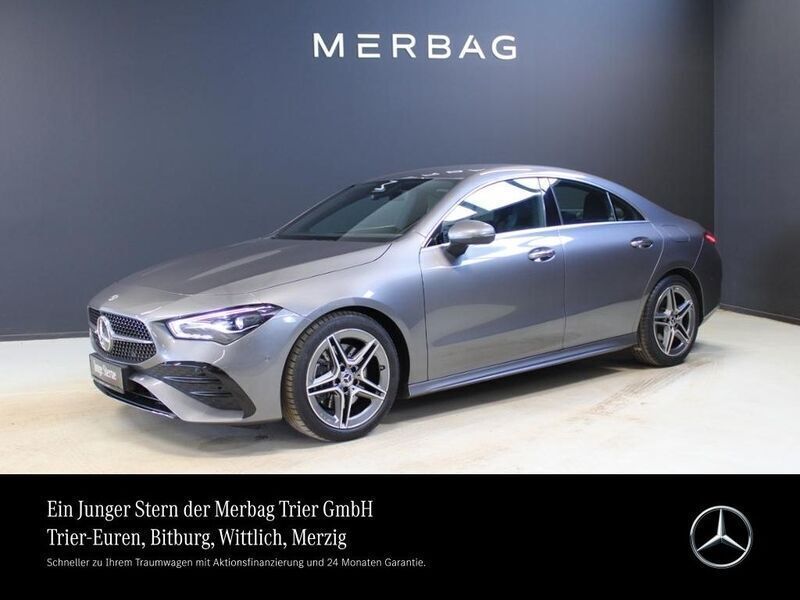 Metalliclack mountaingrau Gebraucht 2024 Mercedes CLA200 Advanced Coupé | 35.330 € (Guter Preis) - Bild 1/4