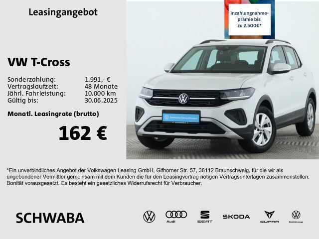 Weiß Gebraucht 2024 VW T-Cross Life SUV | 19.910 € (Guter Preis) - Bild 1/4