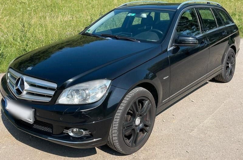Schwarz Gebraucht 2009 Mercedes C350 Avantgarde Kombi | 6.300 € (Guter Preis) - Bild 1/4