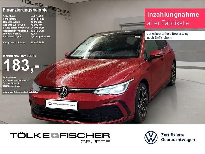 Rot Gebraucht 2022 VW Golf R-line Limousine | 25.485 € (Fairer Preis) - Bild 1/4
