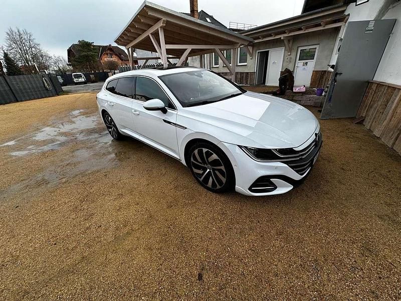 Weiß Gebraucht 2021 VW Arteon R-line Kombi | 34.000 € (Teuer) - Bild 1/4