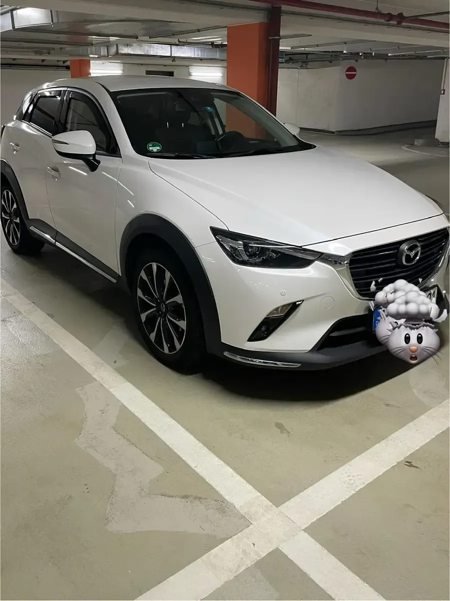 Gebraucht Mazda CX-3 Sports-Line 121 PS (88 kW) 2019 Weiß SUV
