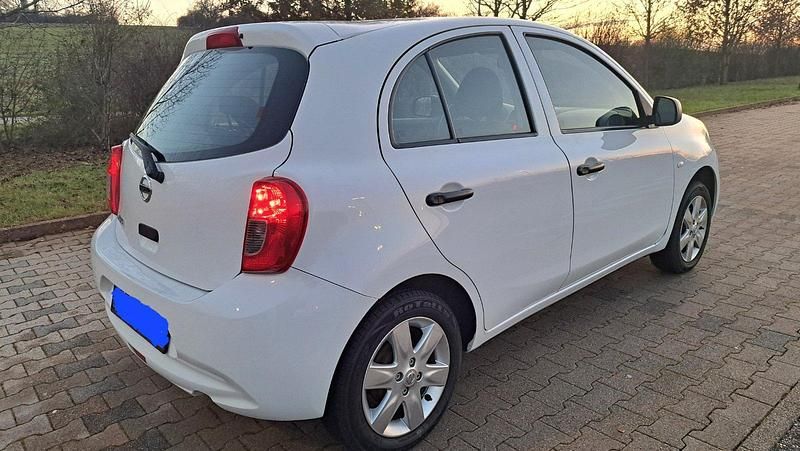 Gebraucht Nissan Micra 80 PS (58 kW) 2015 Weiß Kleinwagen