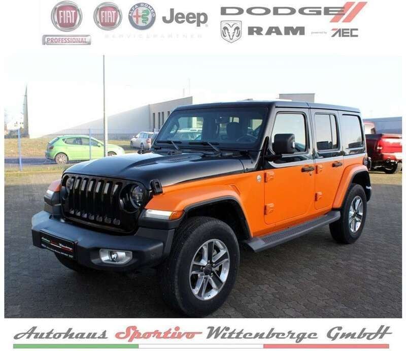 Schwarz Gebraucht 2019 Jeep Wrangler Unlimited Sahara SUV | 42.890 € (Guter Preis) - Bild 1/4