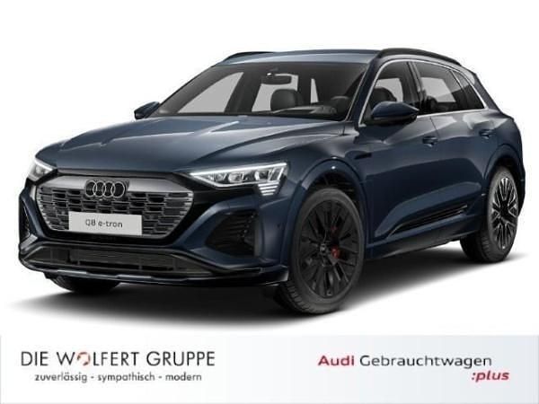 Blau (plasmablau metallic) Gebraucht 2024 Audi Q8 e-tron S-Line SUV | 60.880 € (Superpreis) - Bild 1/4