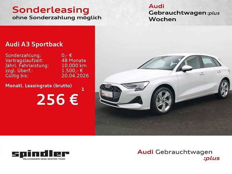 Gebraucht Audi A3 Advanced Plus 150 PS (110 kW) 2024 Gletscherweiß metallic Limousine