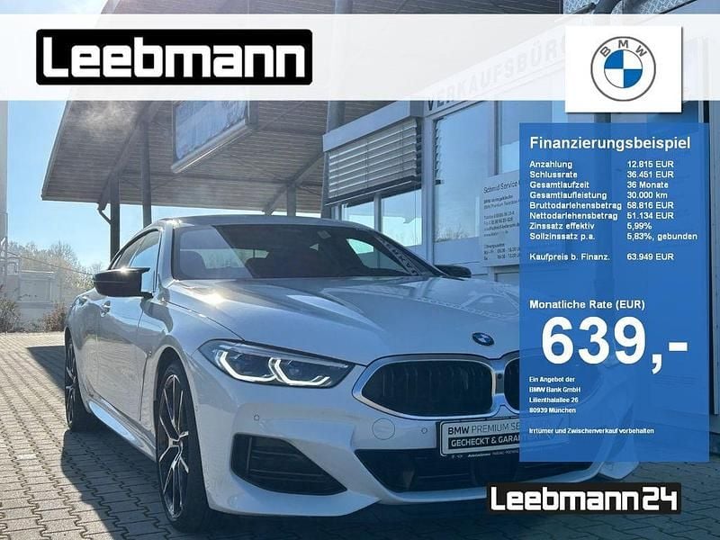 Weiß Gebraucht 2022 BMW M850 Performance Coupé | 63.949 € (Superpreis) - Bild 1/4