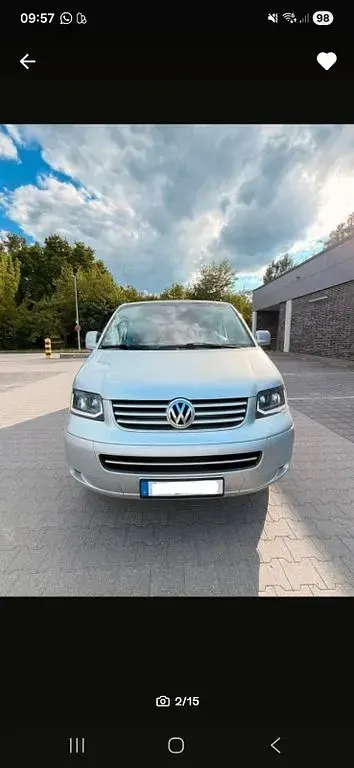 Gebraucht VW Multivan Highline 131 PS (96 kW) 2007 Silber Van / Kleinbus
