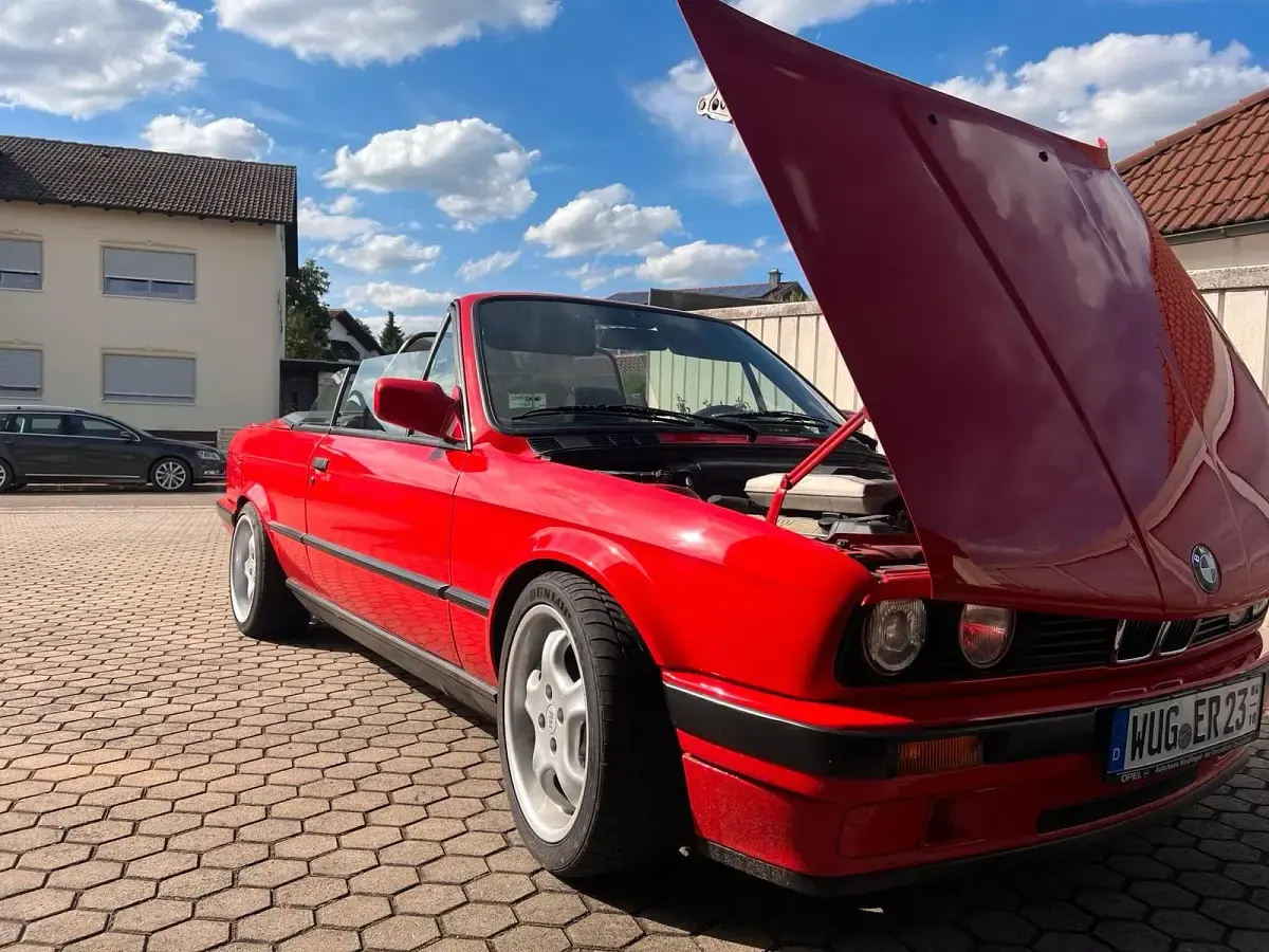 Gebraucht BMW 318 Cabriolet 1992 Rot Cabrio