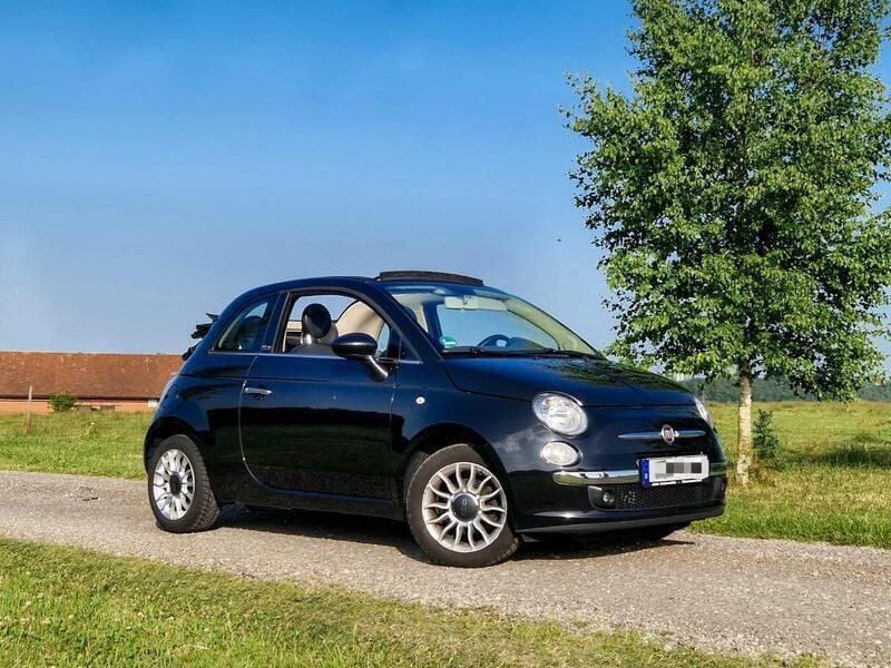 Schwarz Gebraucht 2013 Fiat 500C Cabrio | 4.500 € (Guter Preis) - Bild 1/4