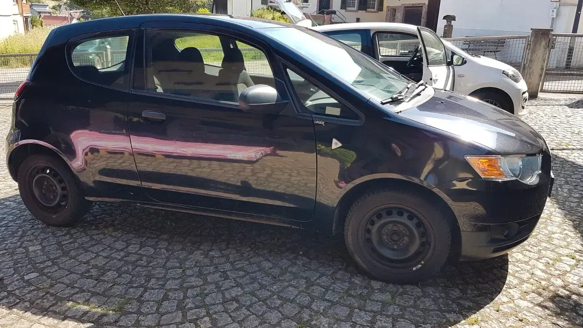Gebraucht Mitsubishi Colt 95 PS (69 kW) 2009 Schwarz Kleinwagen