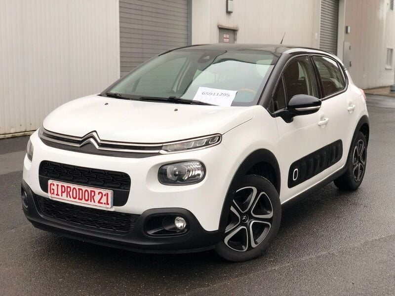 Weiß Gebraucht 2018 Citroën C3 Shine Kleinwagen | 9.996 € (Guter Preis) - Bild 1/4