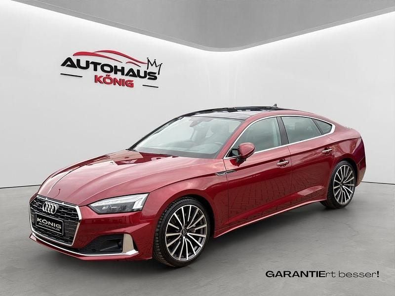 Rot Gebraucht 2021 Audi A5 Sportback Exclusive Kleinwagen | 27.950 € (Etwas zu teuer) - Bild 1/4