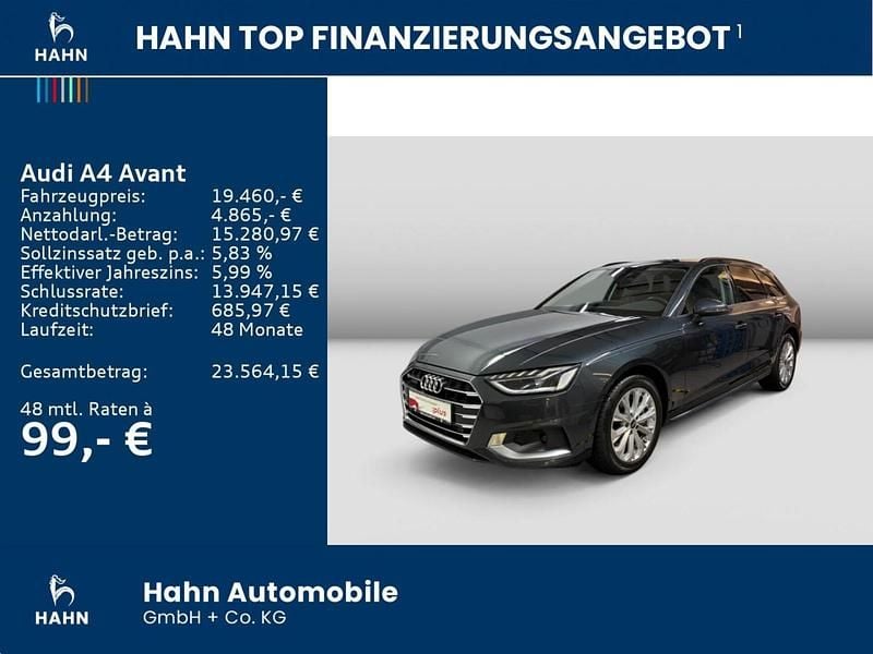 Gebraucht Audi A4 Advanced 204 PS (150 kW) 2022 Manhattangrau metallic Kombi
