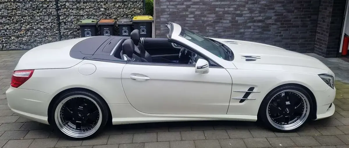 Gebraucht Mercedes SL350 AMG line 306 PS (225 kW) 2015 Weiß Cabrio