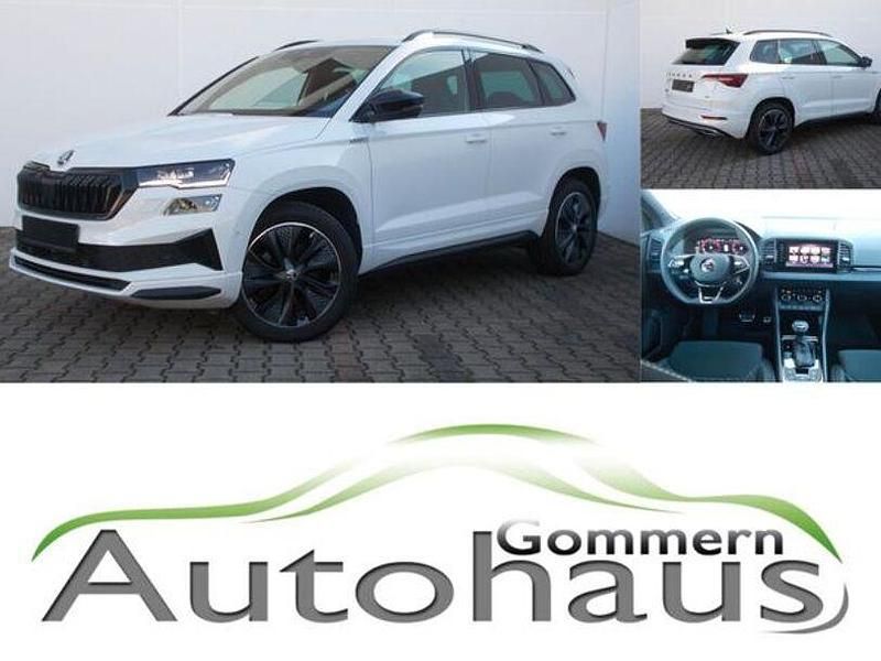 Weiß Gebraucht 2024 Skoda Karoq SportLine SUV | 36.950 € (Fairer Preis) - Bild 1/4