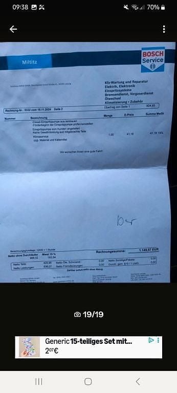 Gebraucht VW T4 151 PS (111 kW) 2001 Schwarz Van