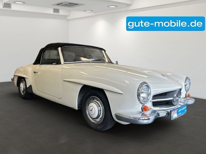 Weiss Gebraucht 1960 Mercedes 190 Cabrio | 119.000 € - Bild 1/4