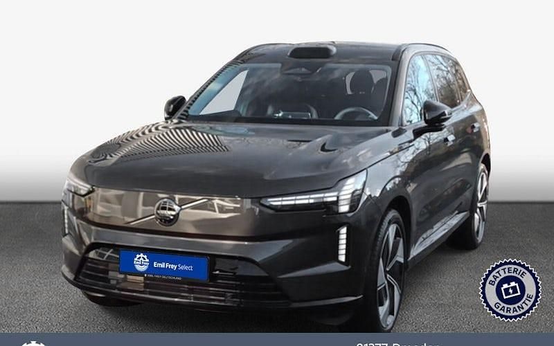 Platinum grey metallic Neu 2025 Volvo EX90 Performance SUV | 89.900 € (Superpreis) - Bild 1/4
