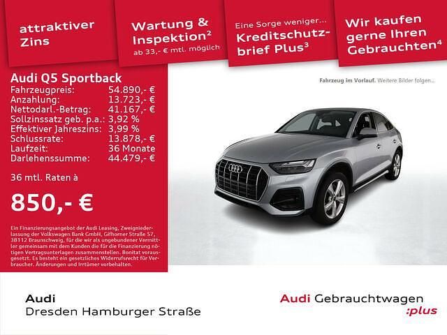 Gebraucht Audi Q5 Sportback Advanced Plus 299 PS (219 kW) 2024 Florettsilber metallic SUV