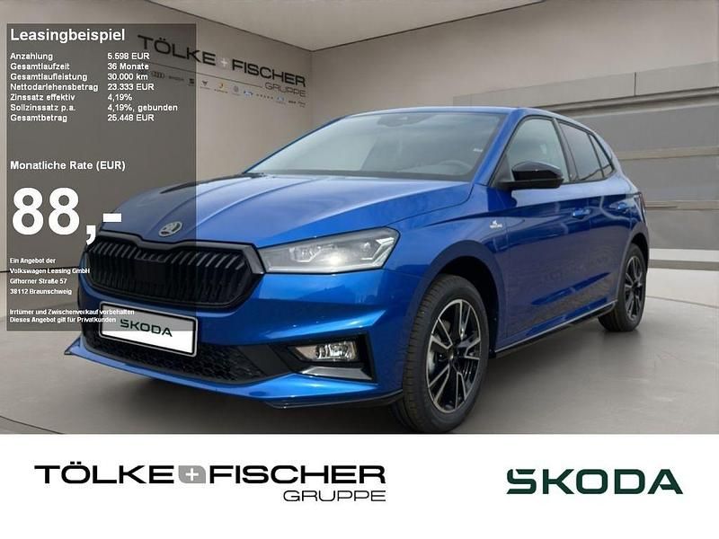 Blau Neu 2025 Skoda Fabia Monte Carlo Limousine | 23.333 € (Etwas zu teuer) - Bild 1/4