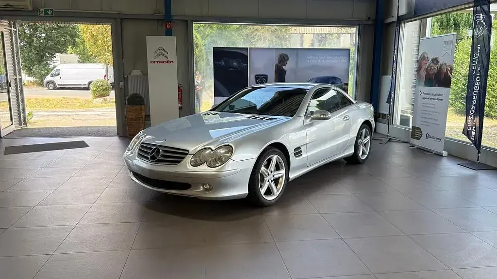 Gebraucht Mercedes SL500 306 PS (225 kW) 2002 Silber Cabrio