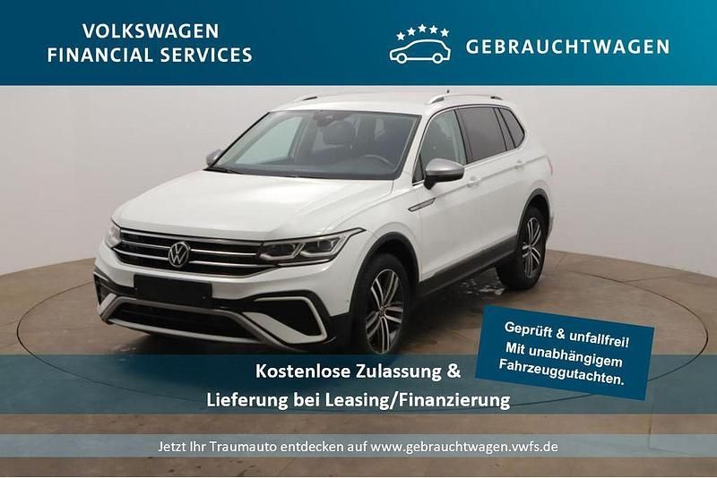 Weiß Gebraucht 2022 VW Tiguan Allspace Elegance SUV | 33.299 € (Guter Preis) - Bild 1/4