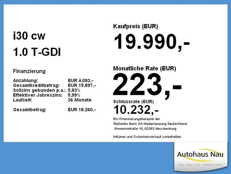 Gebraucht Hyundai i30 Advantage 101 PS (74 kW) 2025 Ecotronic grey Kombi