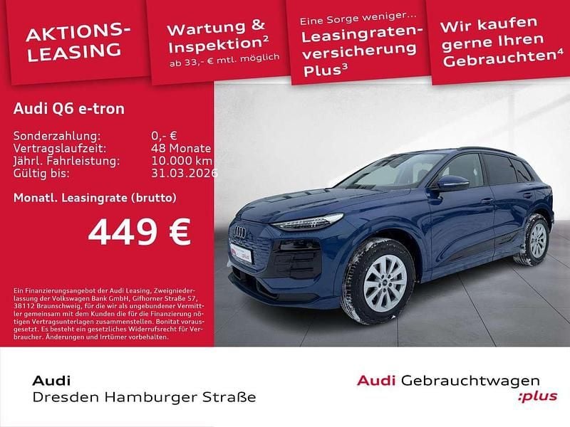 Gebraucht Audi Q6 e-tron Performance 185 kW (252 PS) 2025 Blau SUV
