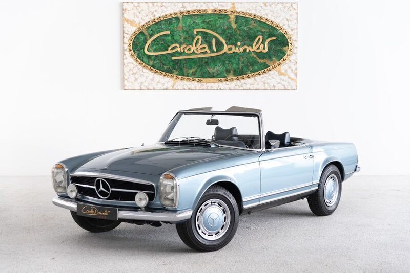 Blau Gebraucht 1968 Mercedes SL280 Cabrio | 155.000 € - Bild 1/4
