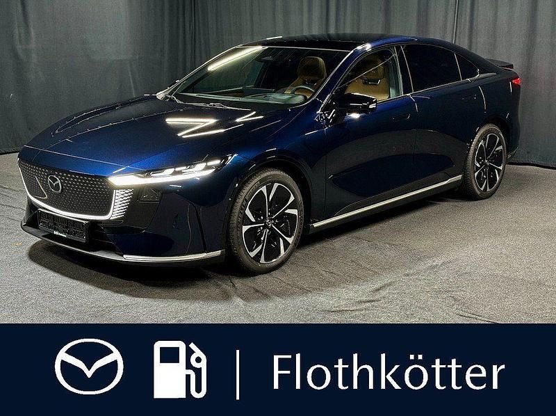 Blau Neu 2025 Mazda 6e Takumi-Line Limousine | 38.370 € (Superpreis) - Bild 1/4