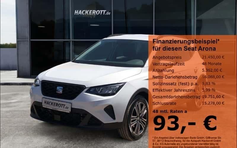 Weiß Gebraucht 2024 Seat Arona Style SUV | 21.890 € (Superpreis) - Bild 1/4