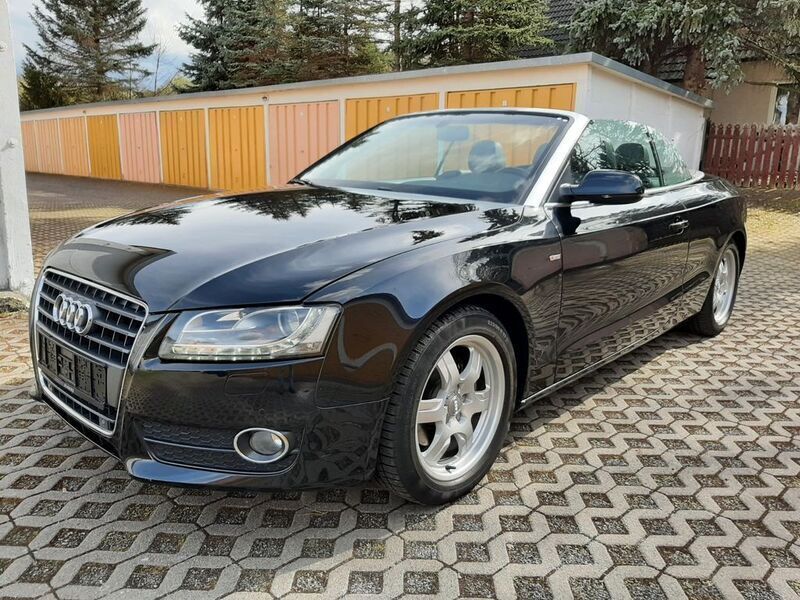 Phantomschwarz perleffekt Gebraucht 2010 Audi A5 Cabriolet Sport Cabrio | 8.990 € (Fairer Preis) - Bild 1/4