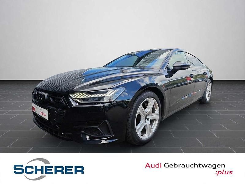 Mythosschwarz metallic Gebraucht 2024 Audi A7 Kleinwagen | 57.990 € (Guter Preis) - Bild 1/4