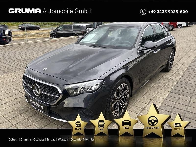 Lack graphitgrau Gebraucht 2024 Mercedes E220 Advanced Plus Limousine | 46.930 € (Superpreis) - Bild 1/4