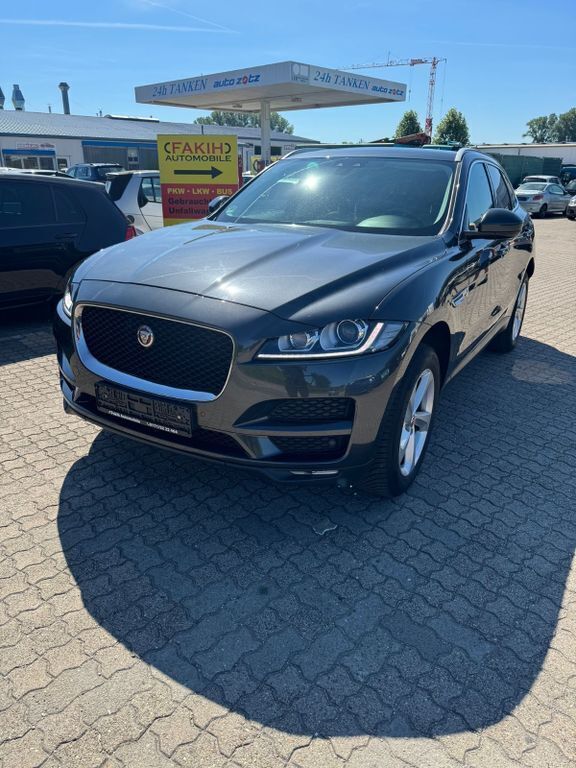 Grau Gebraucht 2018 Jaguar F-Pace Portfolio SUV | 22.900 € (Fairer Preis) - Bild 1/4