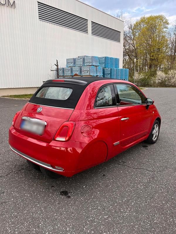Brugt Fiat 500C 19 HK (13 kW) 2017 Rød Cabriolet