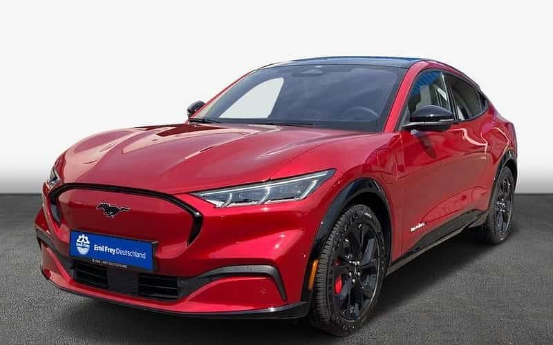 Rot Gebraucht 2024 Ford Mustang Mach-E Premium SUV | 48.933 € (Teuer) - Bild 1/4