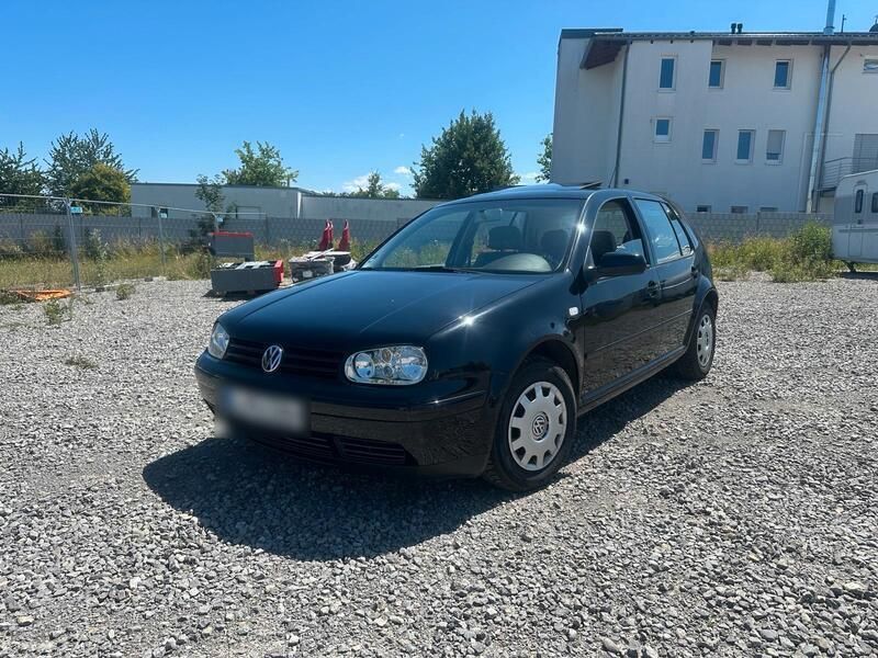 Schwarz Gebraucht 2000 VW Golf IV Limousine | 1.500 € (Guter Preis) - Bild 1/4