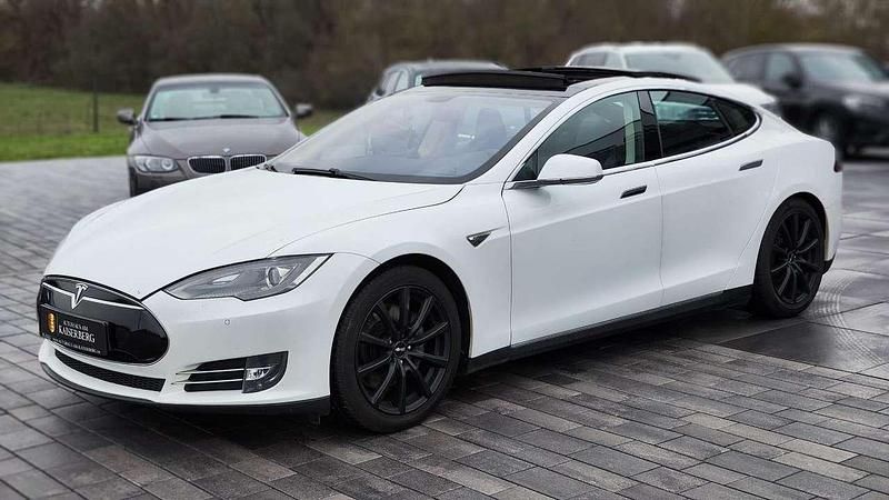 Gebraucht Tesla Model S 269 kW (367 PS) 2014 Weiß Kleinwagen