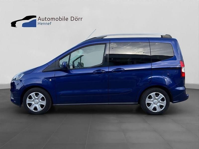 Gebraucht Ford Tourneo Courier 101 PS (74 kW) 2019 Blau Van / Kleinbus